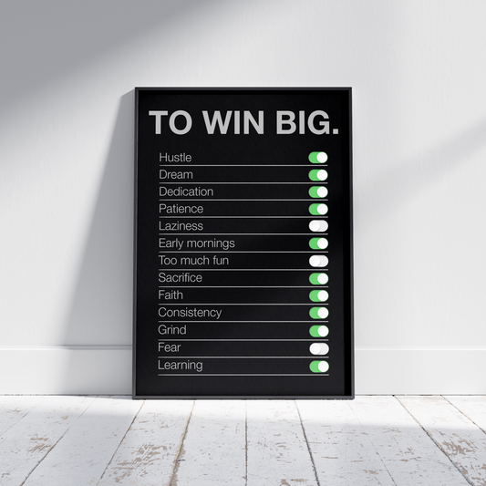 “How to Win Big”